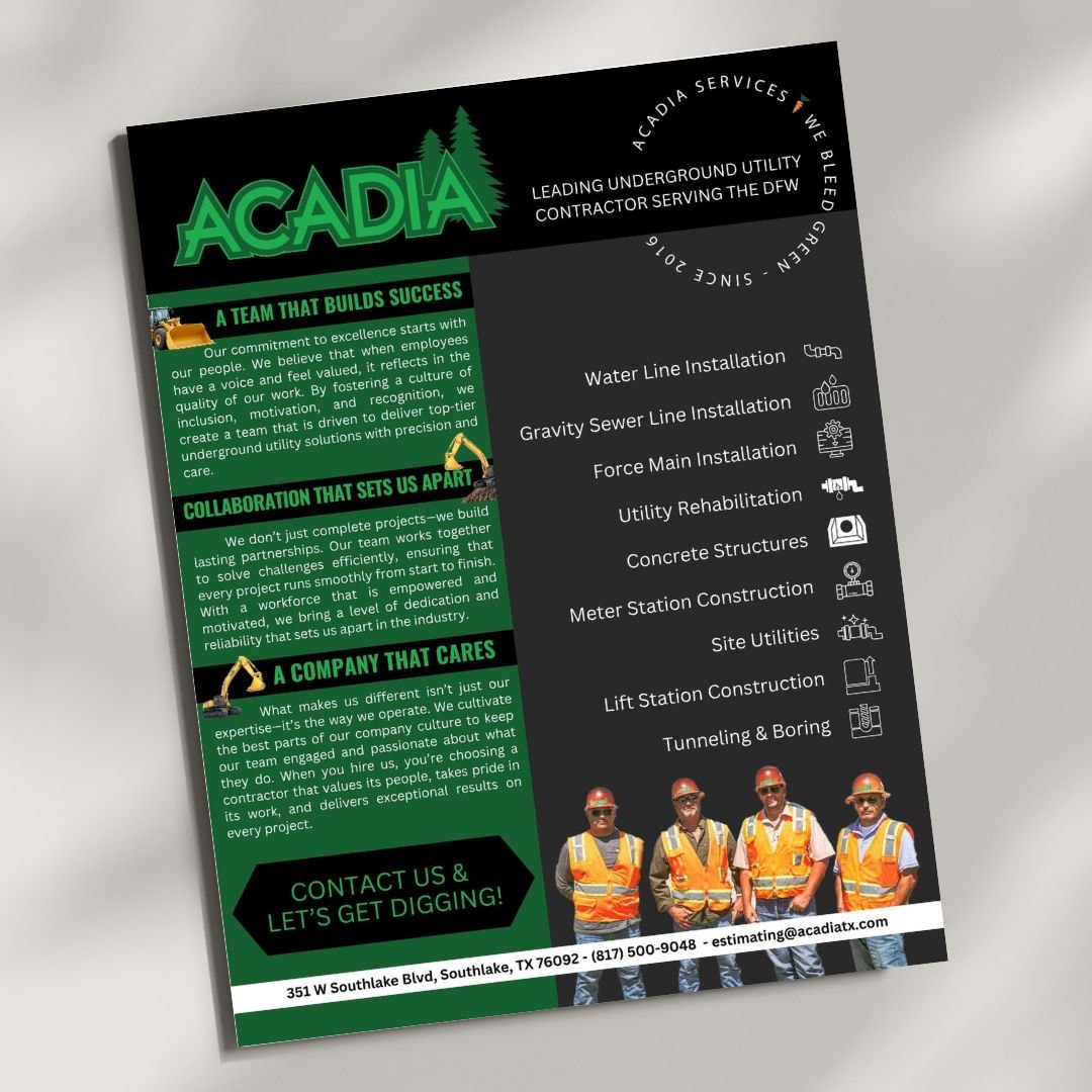 Acadia Services brochure