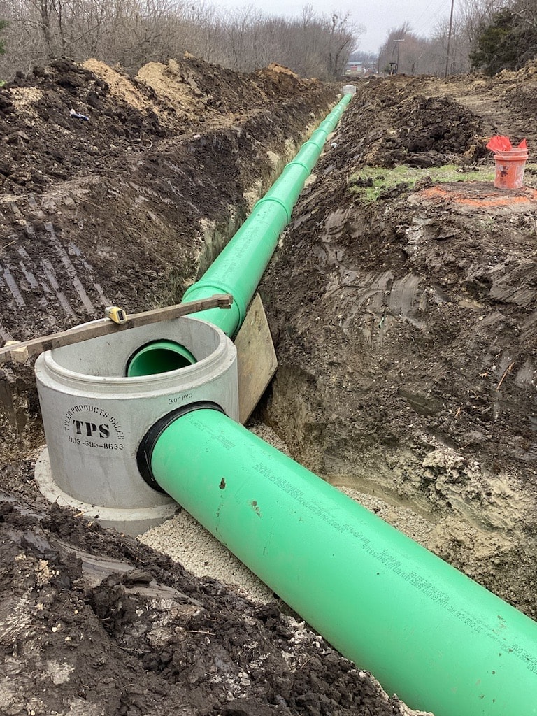 Elkins Lift Station, Force Main & Gravity Sewer Line in Gainesville, Texas