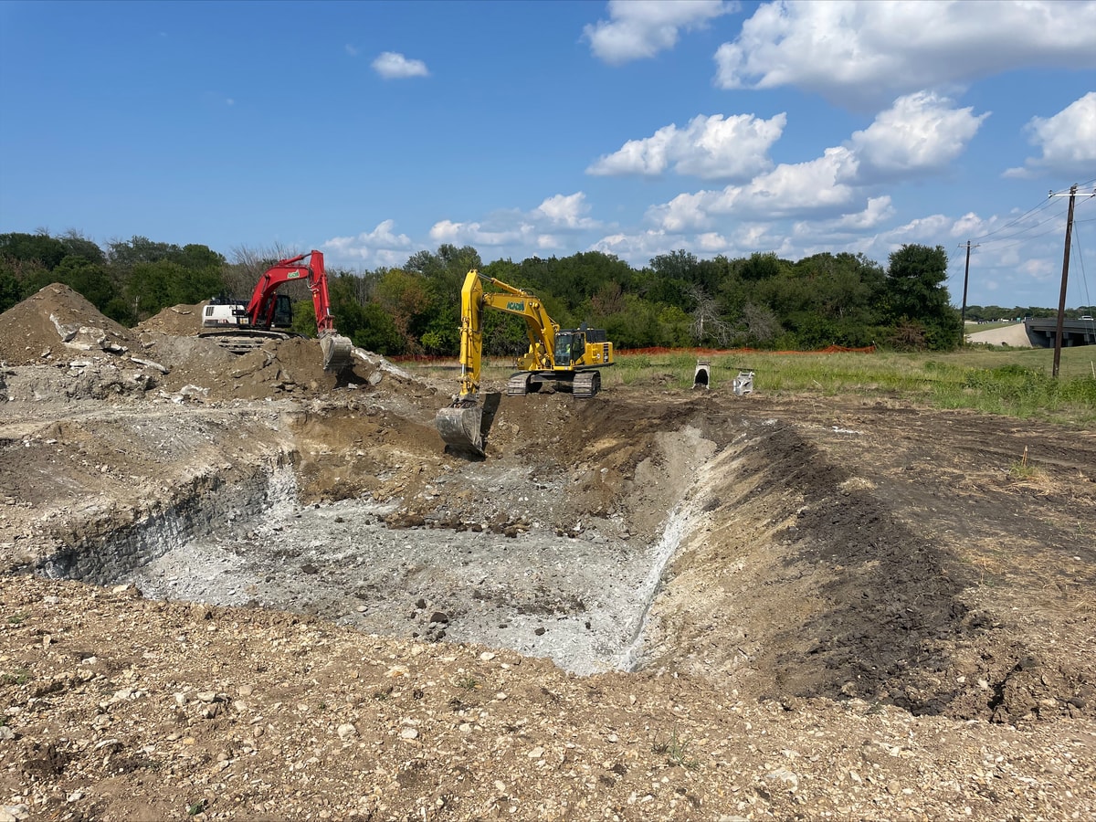Hickory Grove Phase (Legends Ranch) utility work in Denton, Texas
